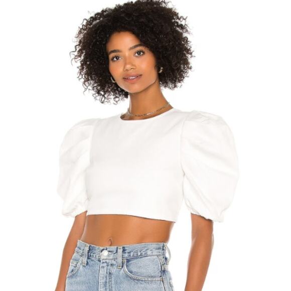 Song of Style Naomi Top in White NWT Size Small - Picture 1 of 3